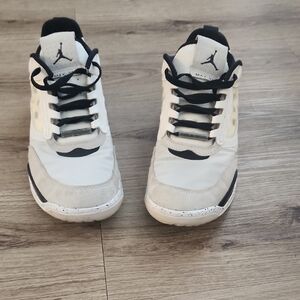 Men's Jordan White and Black Sneakers